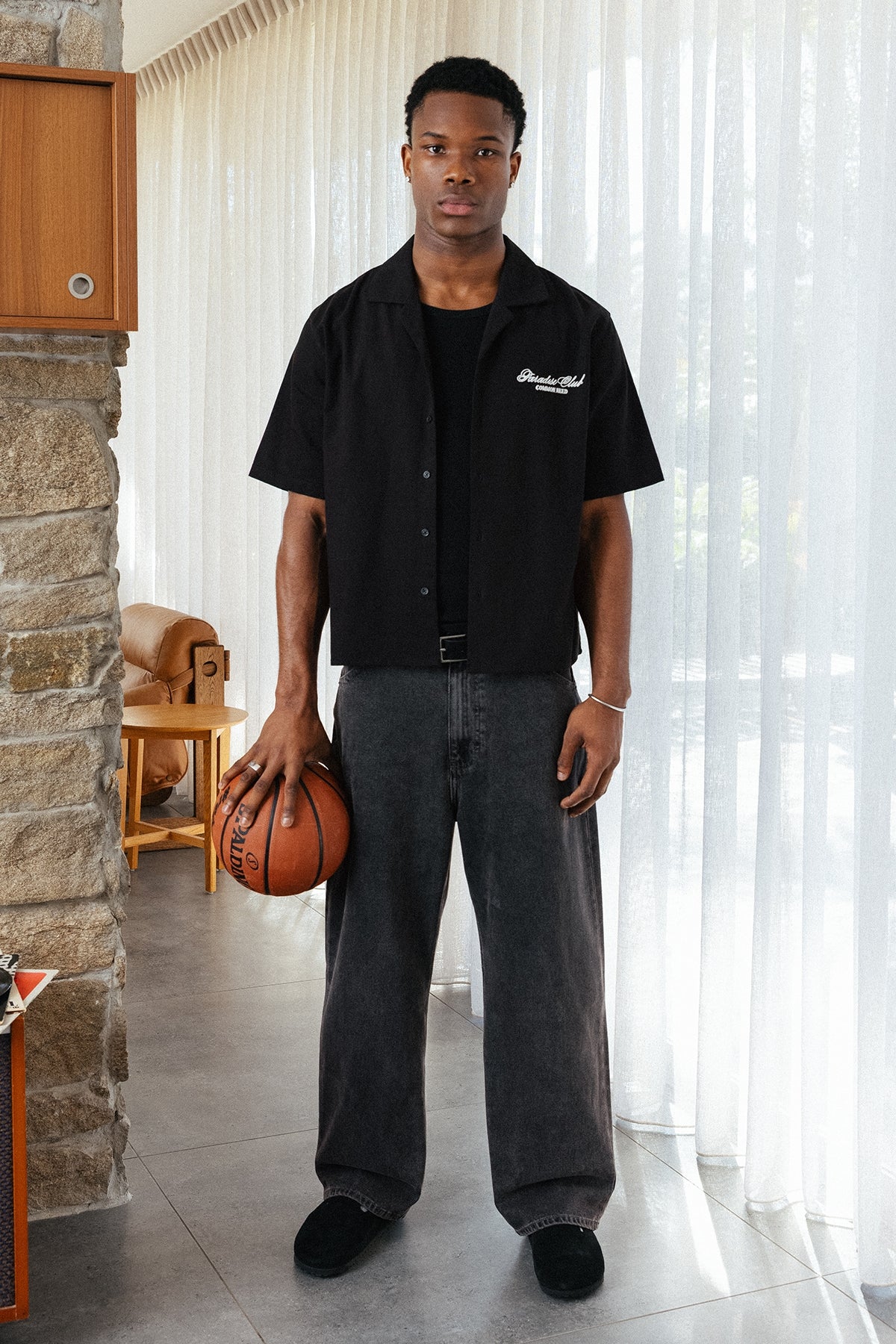 Abrand A6 Big Baggy Bazza Jean Washed Black - Image 4