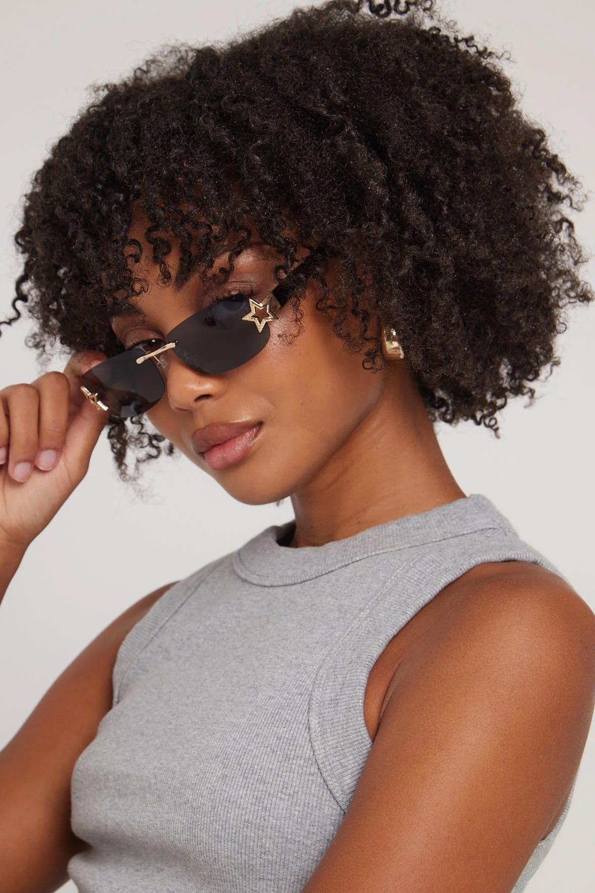 Angels Whisper Alexis Star Sunglasses Black - Image 7