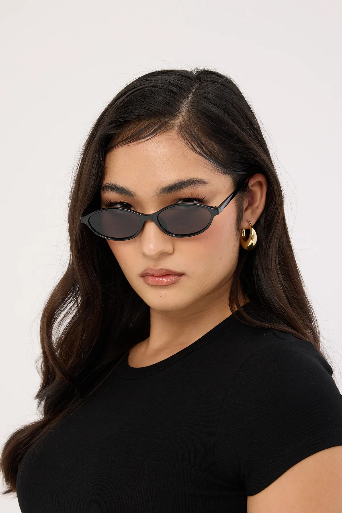 Angels Whisper High Line Sunglasses Black - Image 4