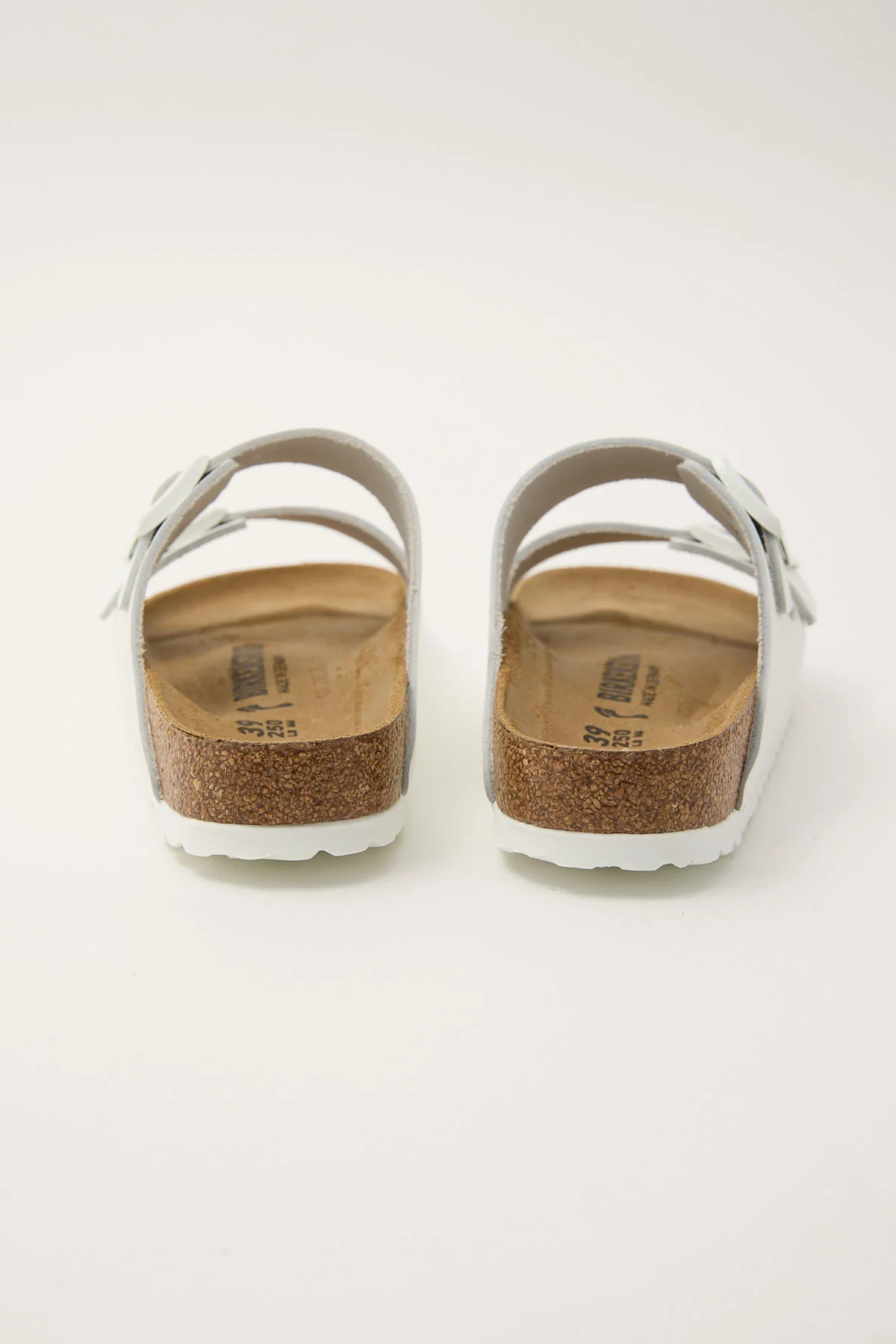 Birkenstock Arizona Smooth Leather Narrow White - Image 3