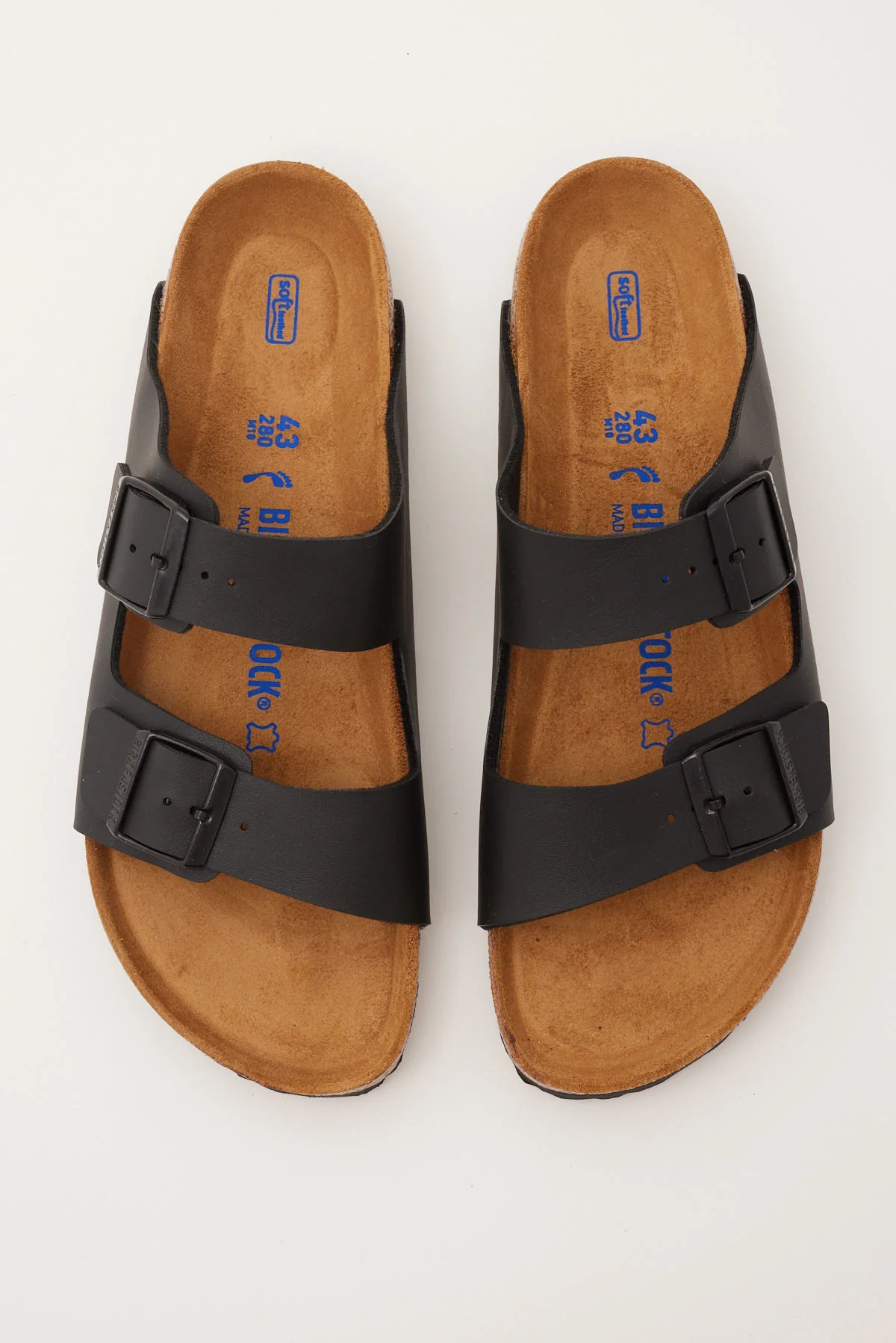 Birkenstock Mens Arizona BF SFB Narrow Black - Image 3