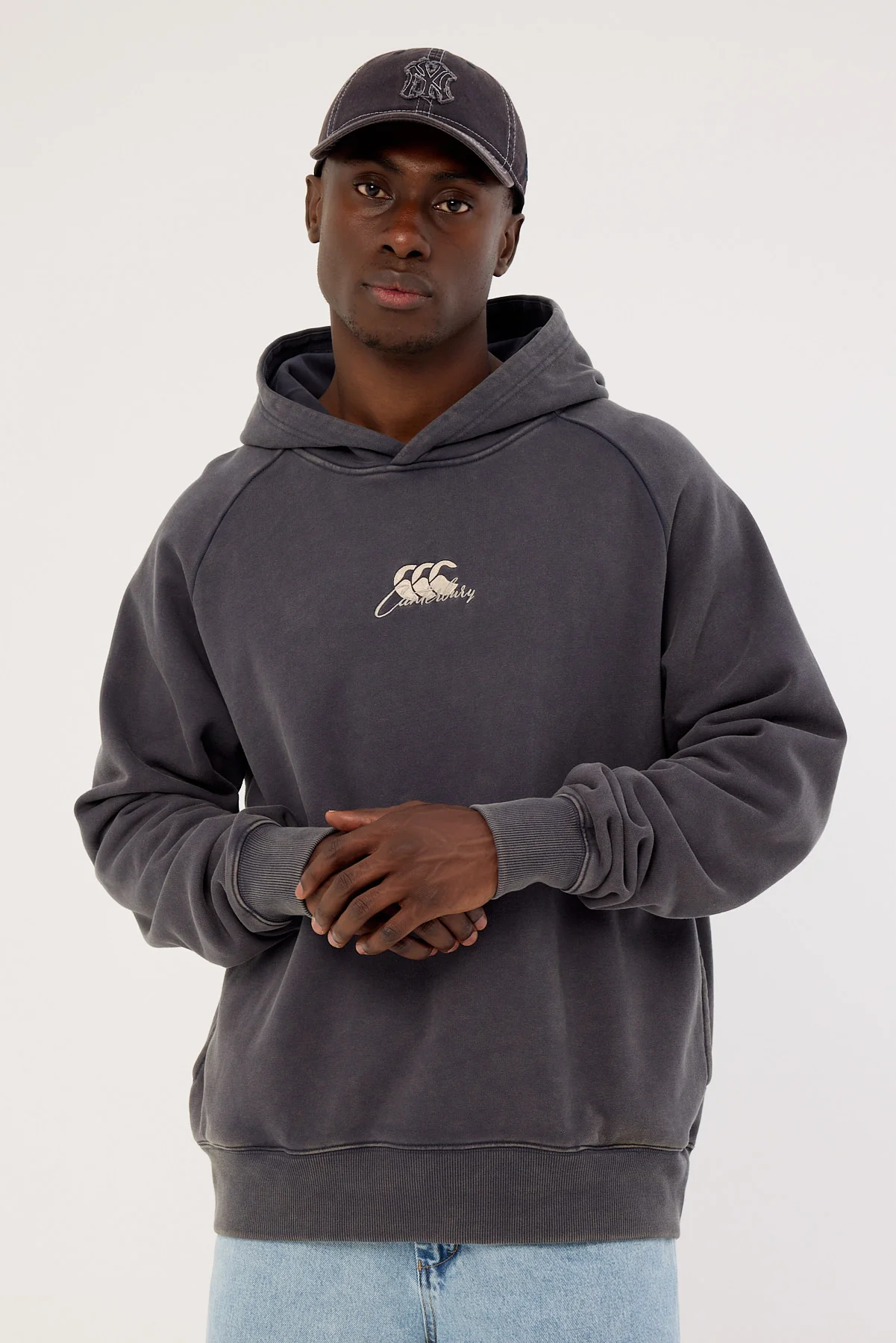 Canterbury Heritage Washed Hoodie 96E India Ink - Image 3