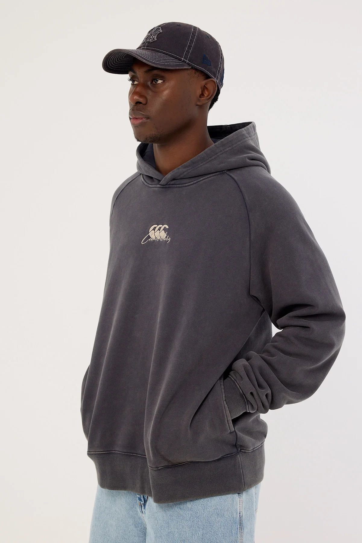 Canterbury Heritage Washed Hoodie 96E India Ink - Image 4