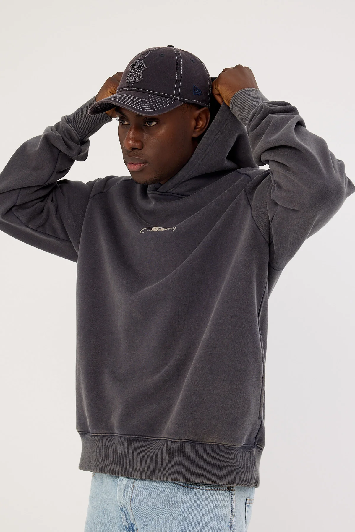 Canterbury Heritage Washed Hoodie 96E India Ink - Image 6