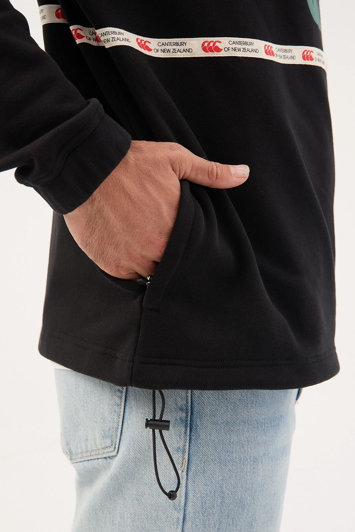 Canterbury M Heritage Quarter Zip Jet Black - Image 6