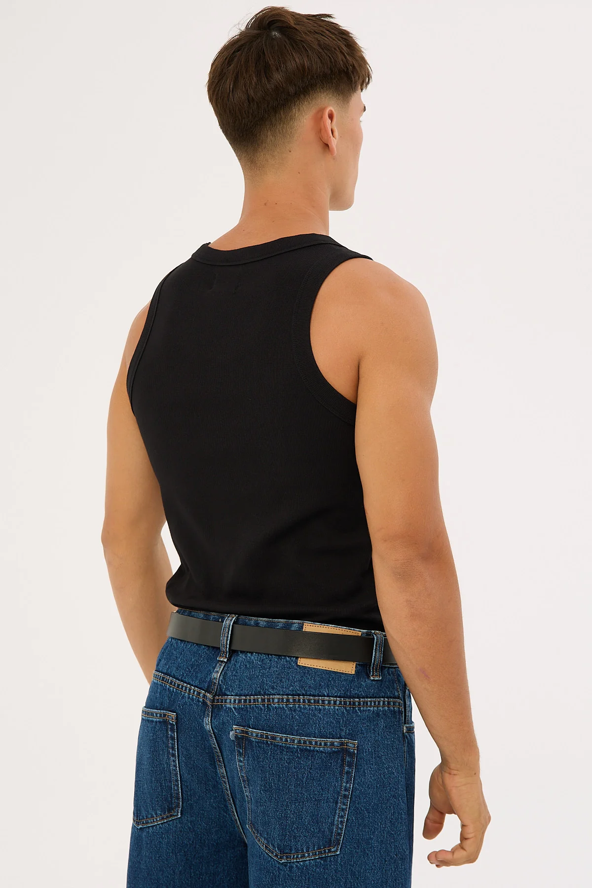 Common Need Brady Luxe Singlet Tank Black - Image 4