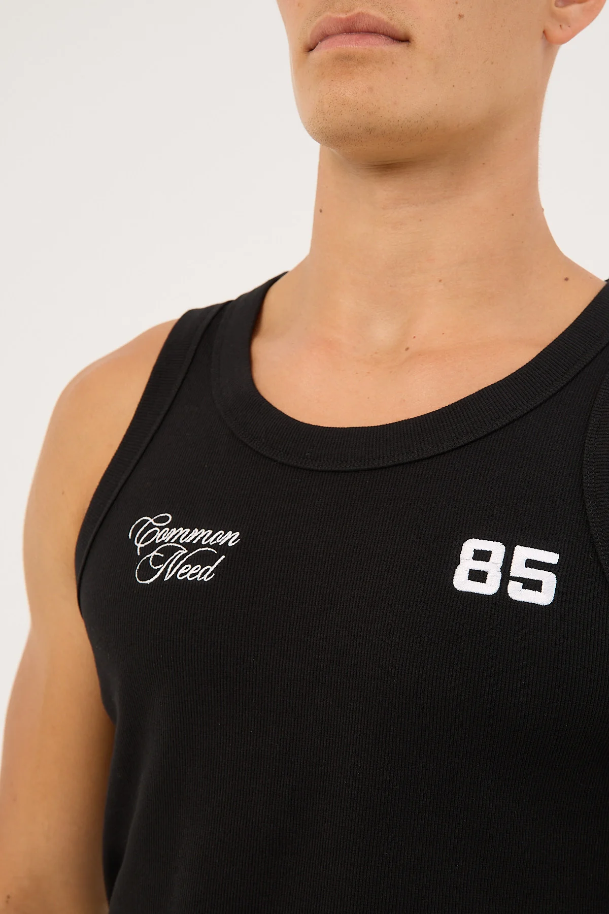 Common Need Brady Luxe Singlet Tank Black - Image 5