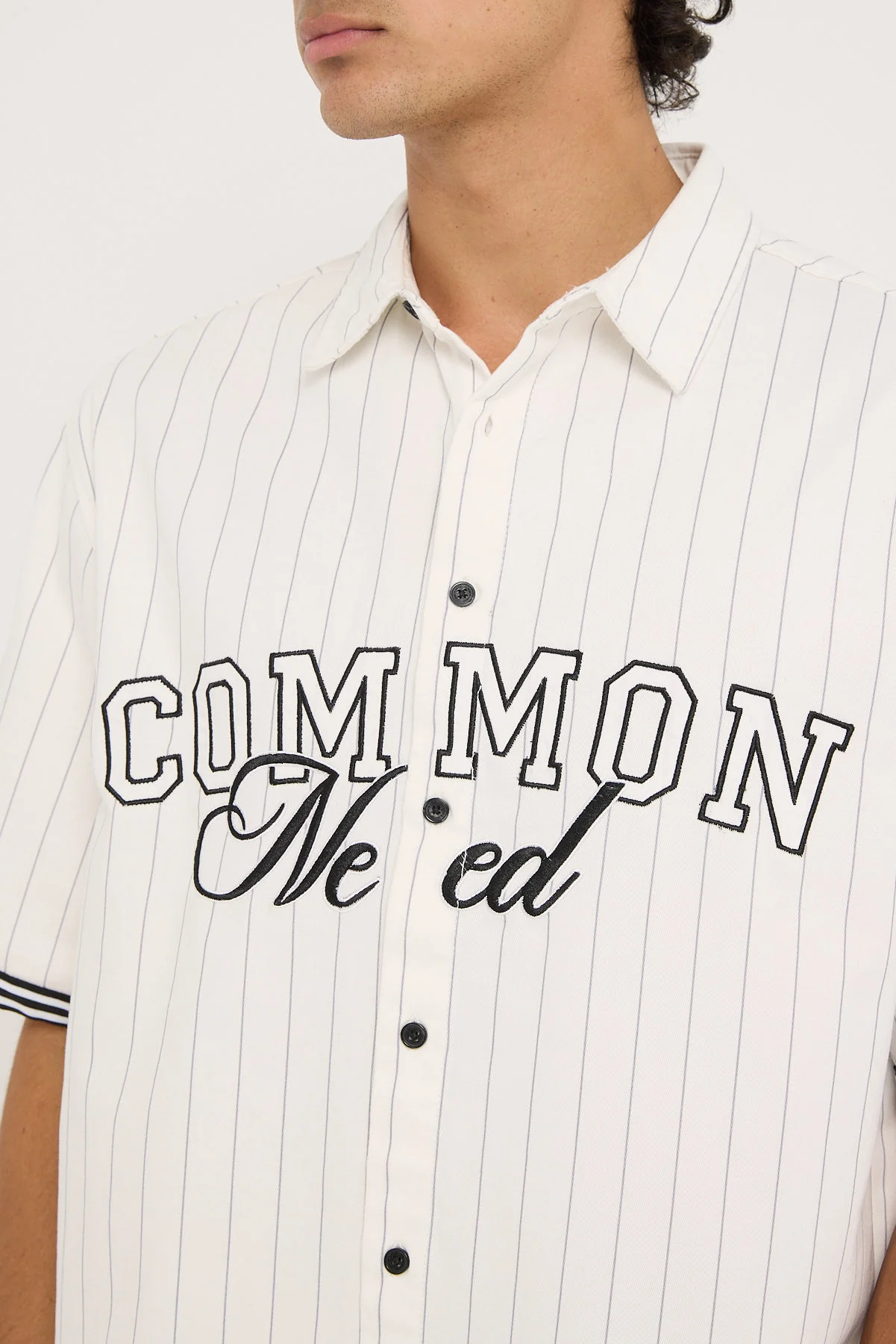 Common Need Homerun Standard Boxy Shirt Off White - Image 4