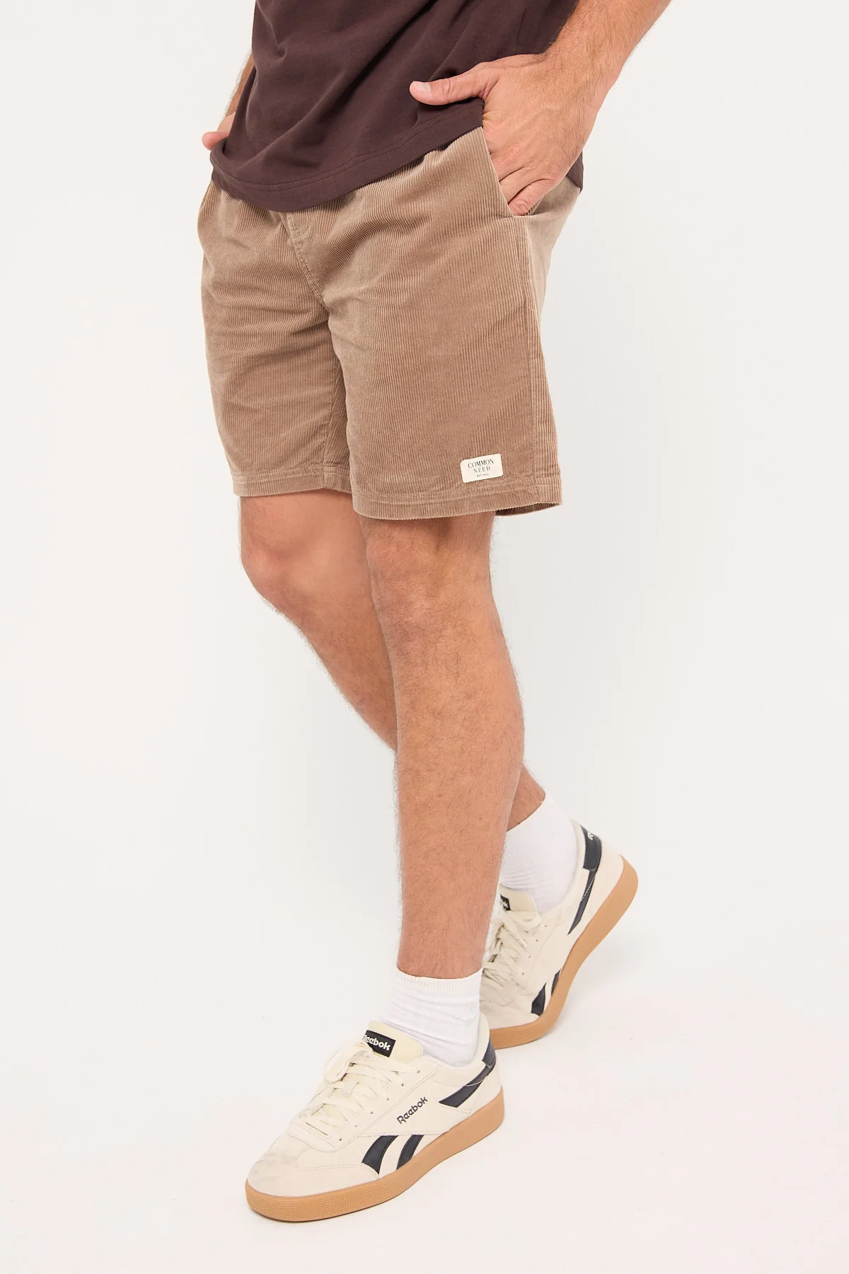 Common Need Salt Organic Cord Short Taupe - Image 3