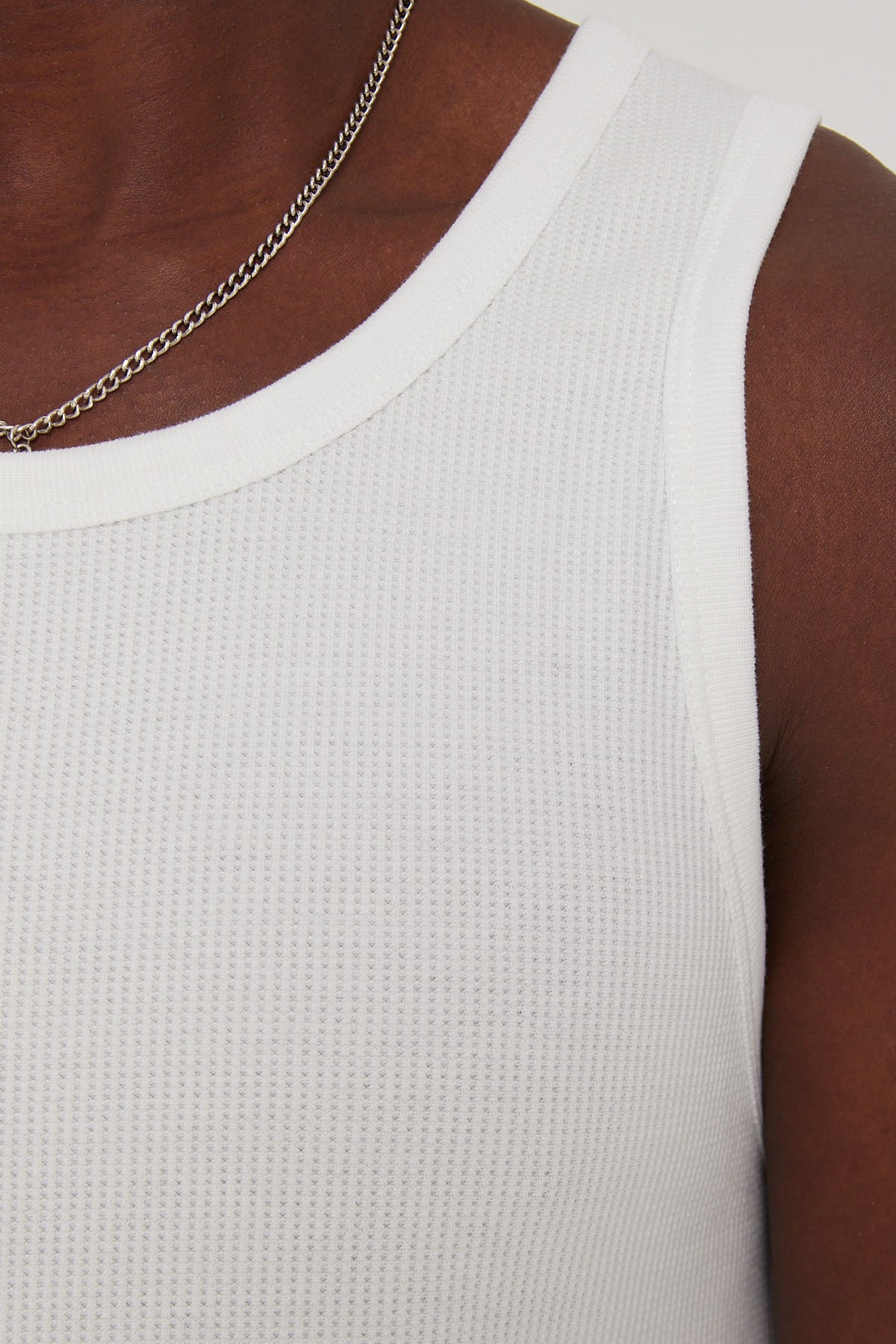 Common Need Waffle Singlet White - Image 7