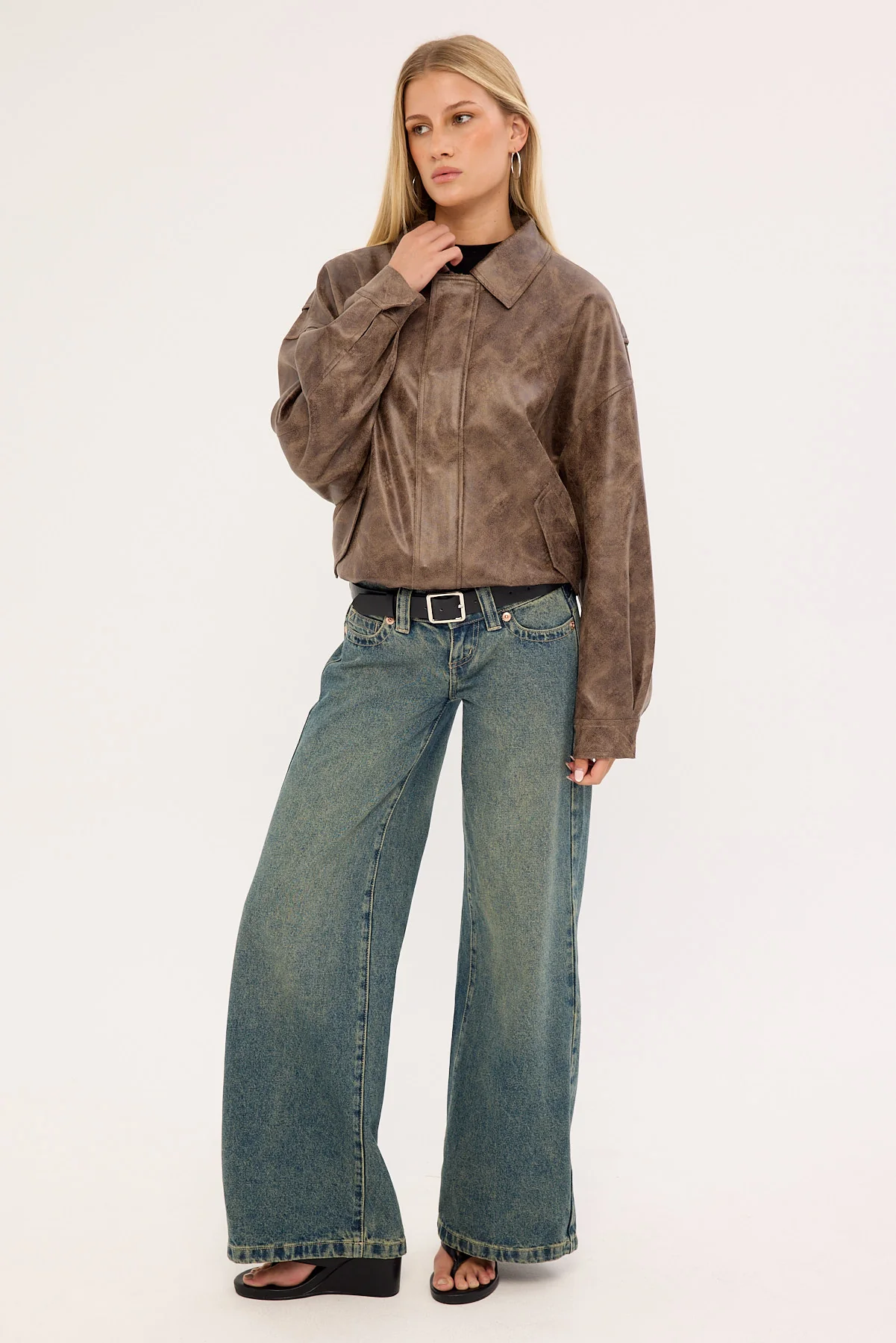 Lioness Kenny Bomber Brown Vintage - Image 5