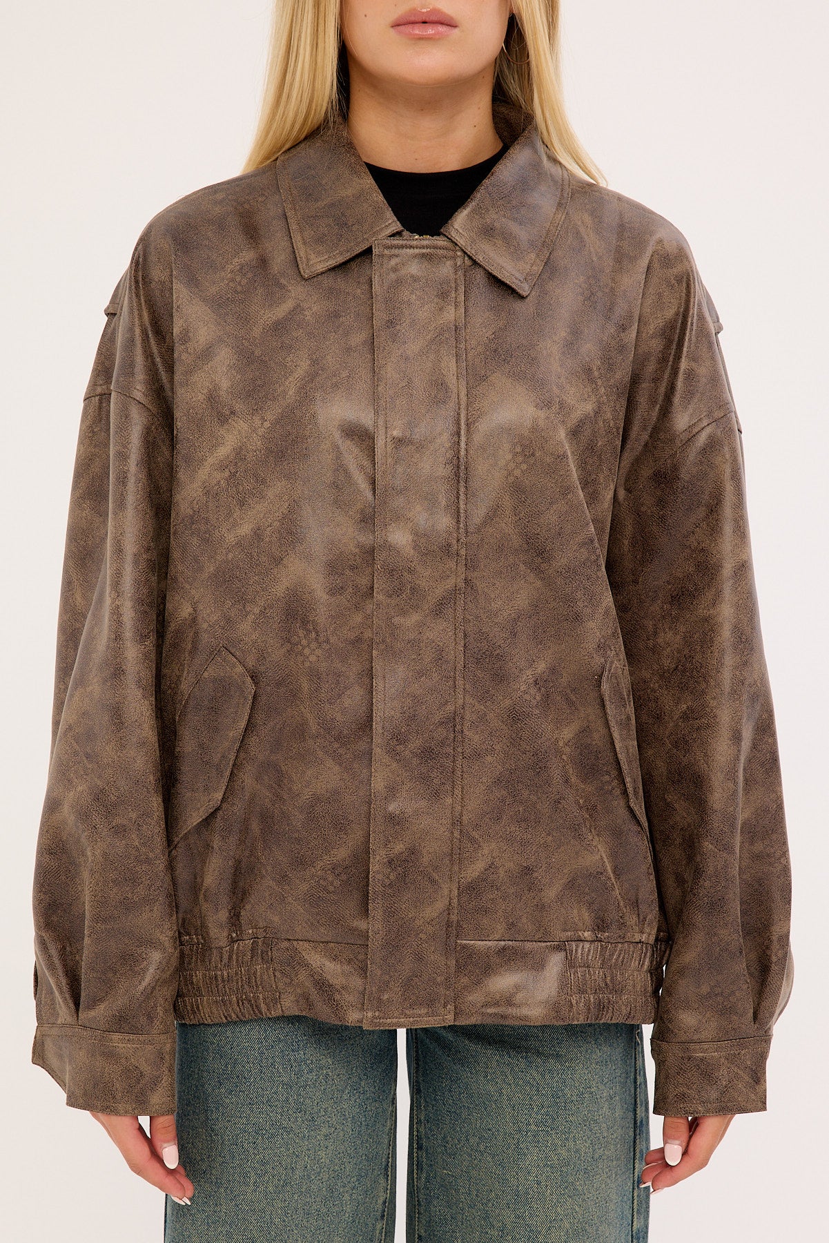 Lioness Kenny Bomber Brown Vintage - Image 8