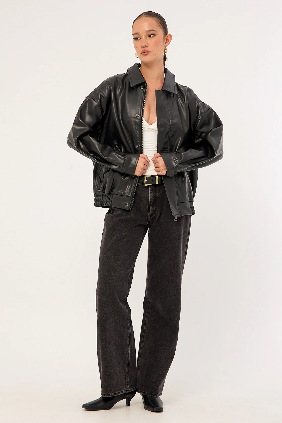 Lioness Kenny Bomber Jet Black - Image 5