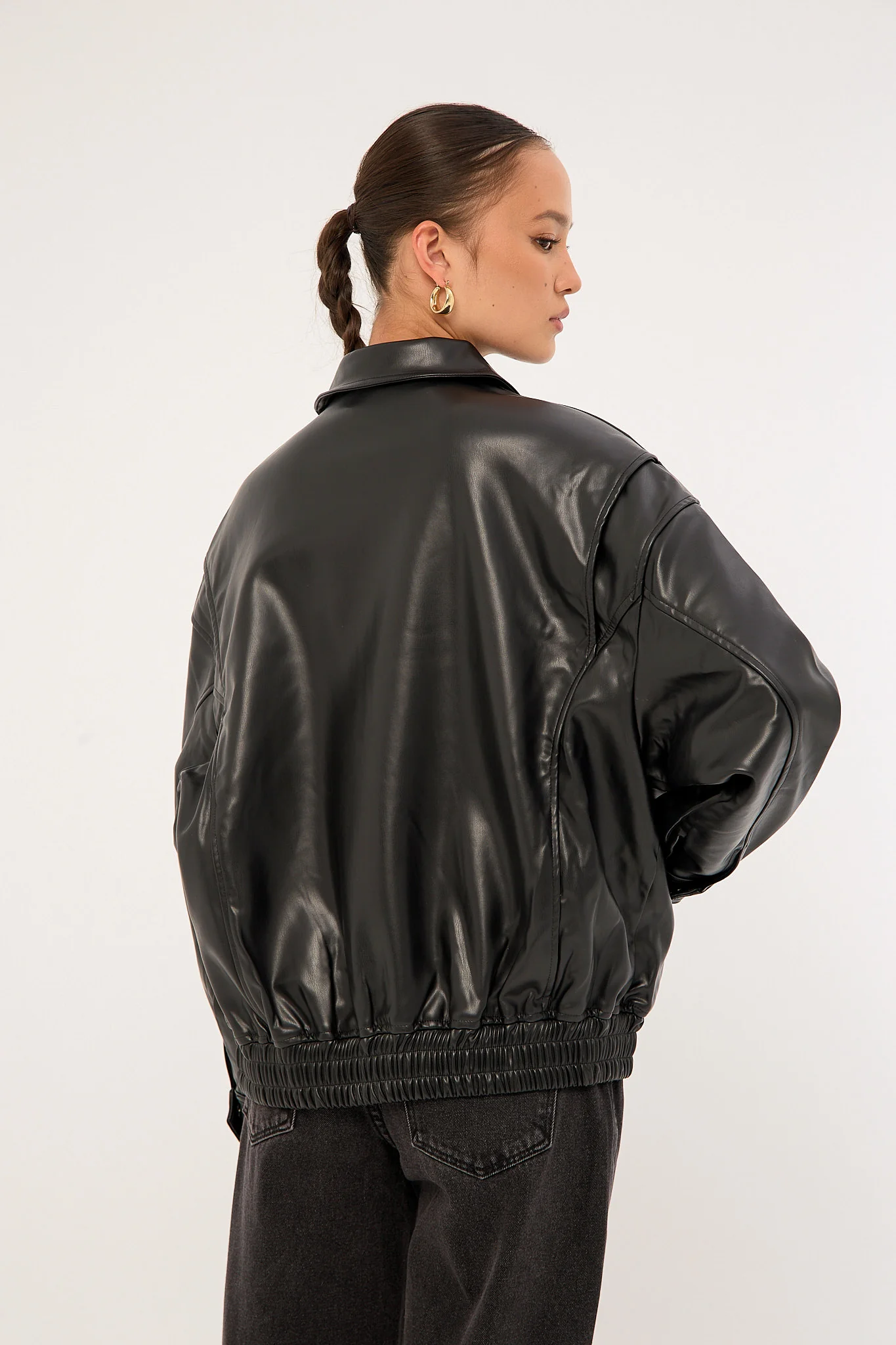 Lioness Kenny Bomber Jet Black - Image 7