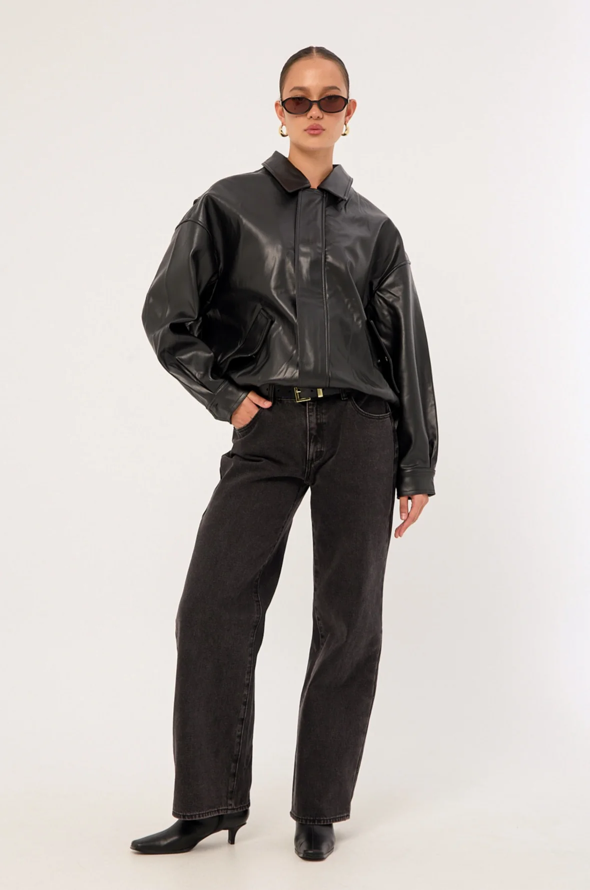 Lioness Kenny Bomber Jet Black - Image 8