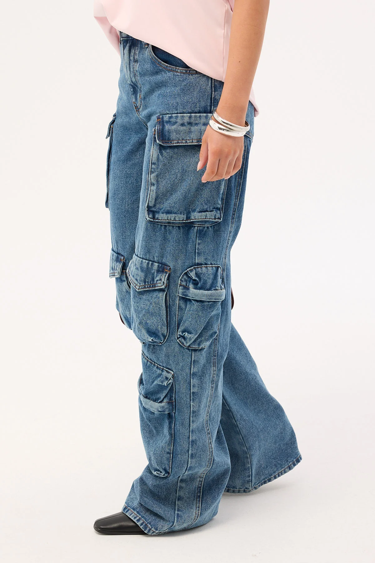 Lioness Smokeshow Jean Blue Denim - Image 3