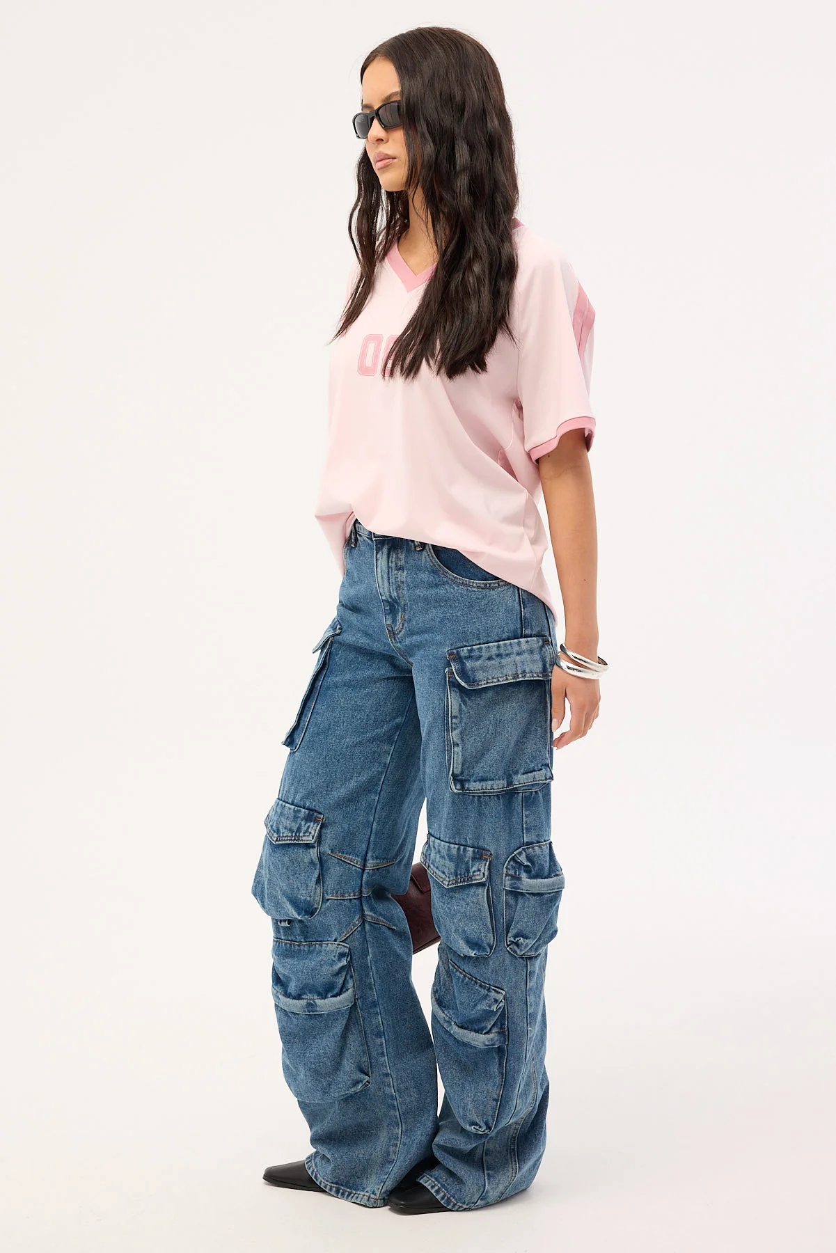 Lioness Smokeshow Jean Blue Denim - Image 4