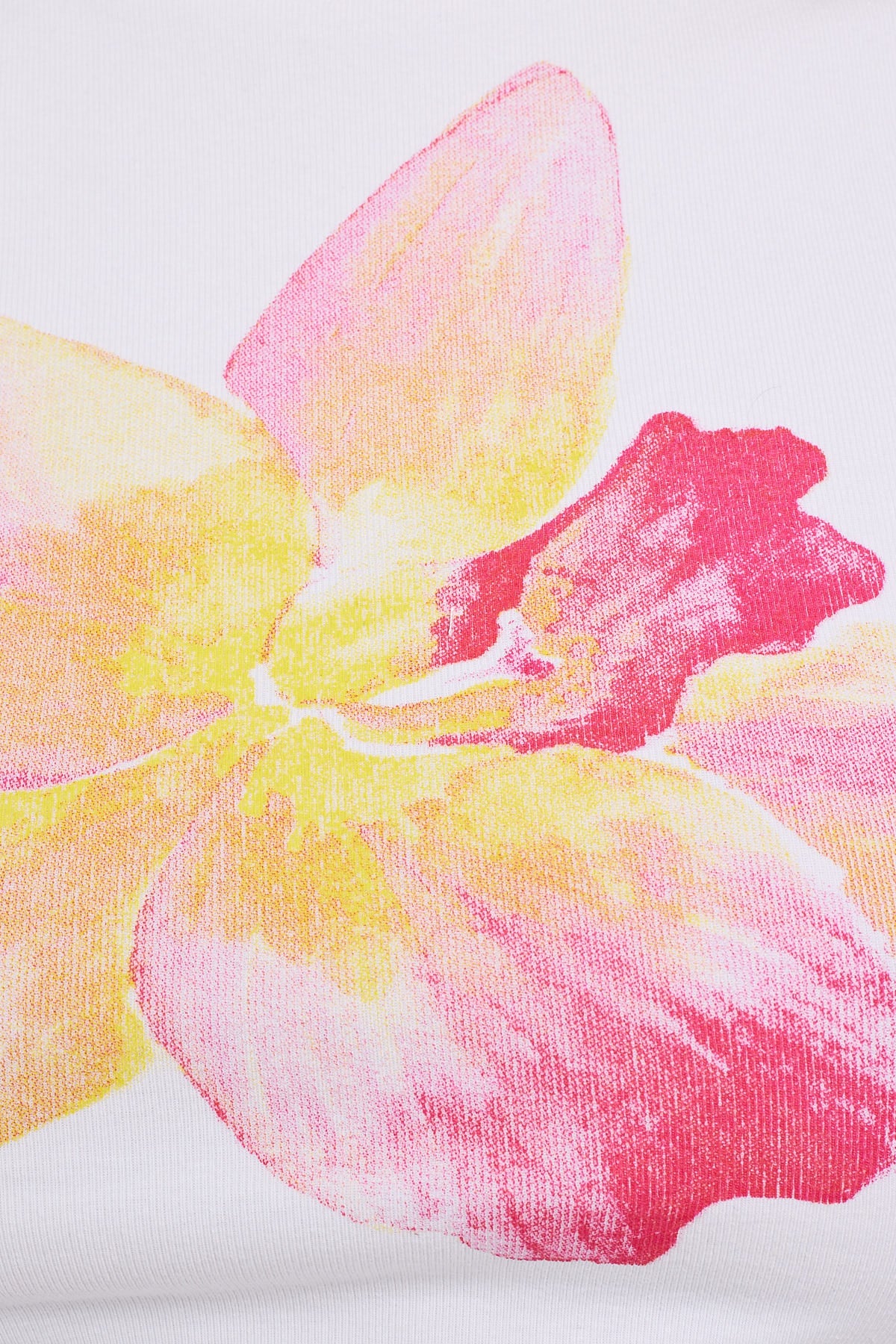 Luck & Trouble Fleur Bloom Flower Tee White - Image 6