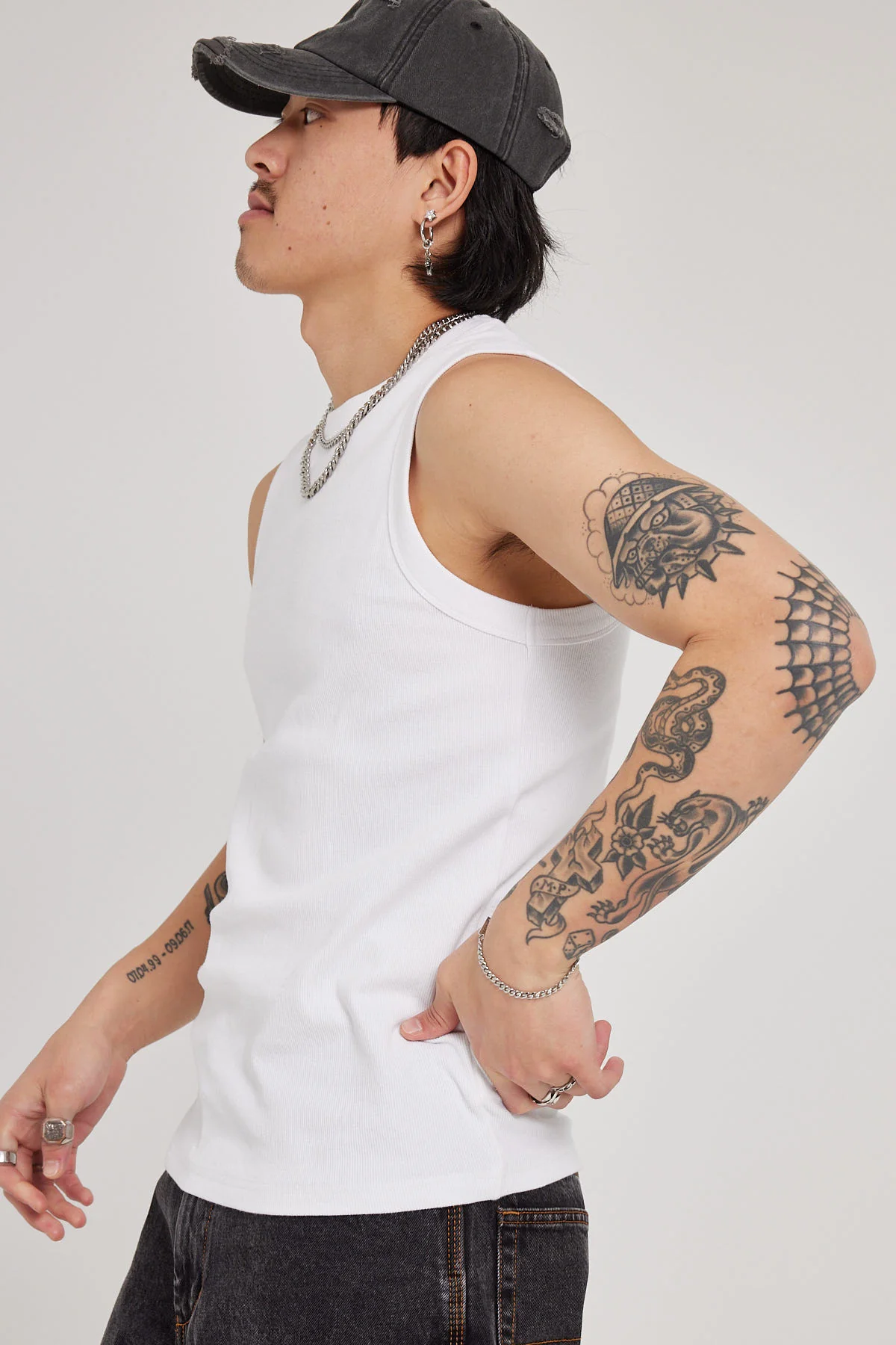 Neovision Bound High Neck Tank White - Image 6