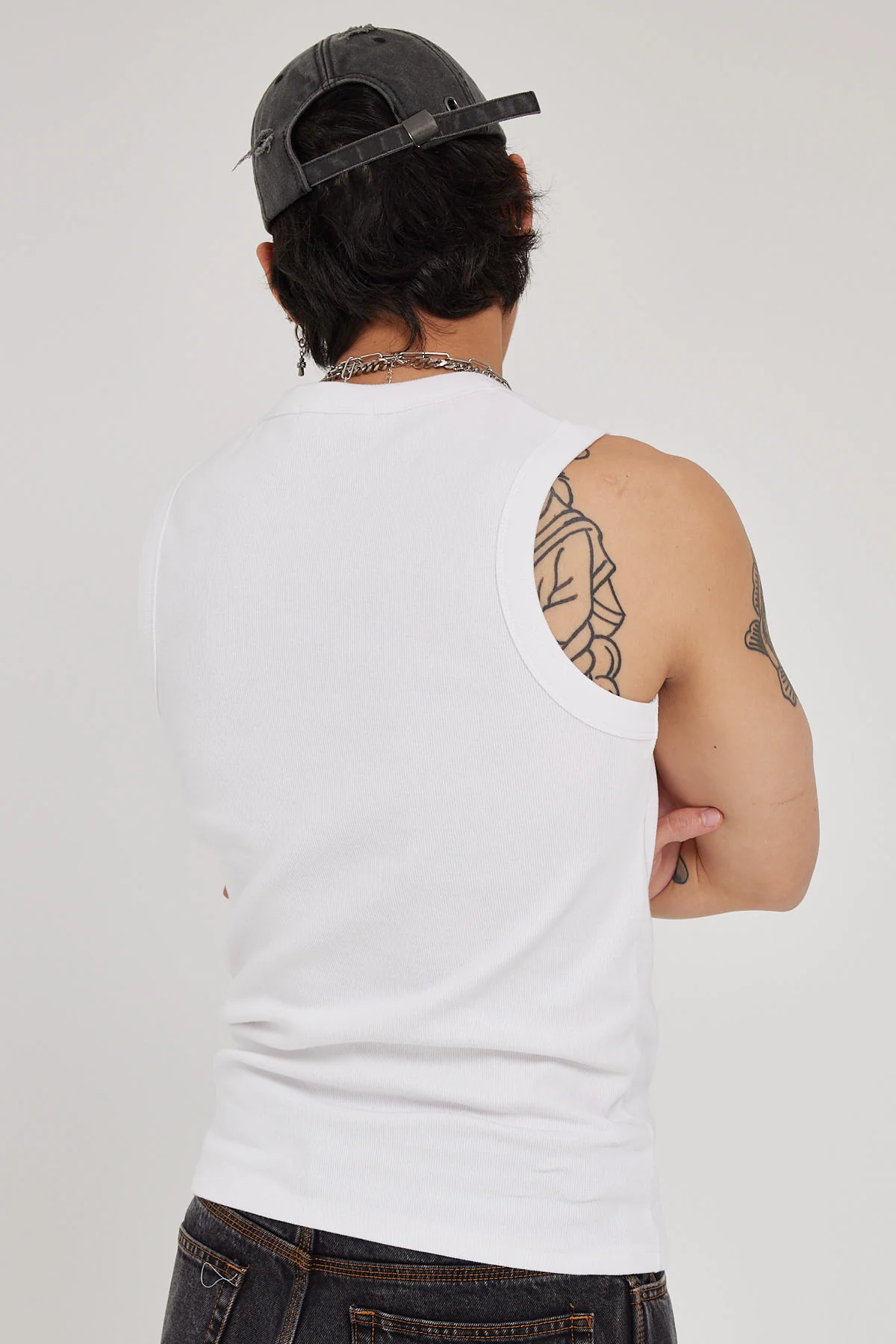 Neovision Bound High Neck Tank White - Image 7