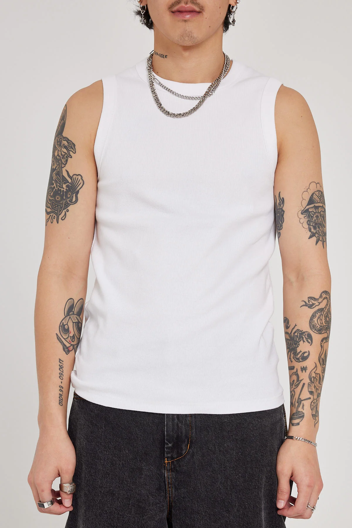 Neovision Bound High Neck Tank White - Image 9