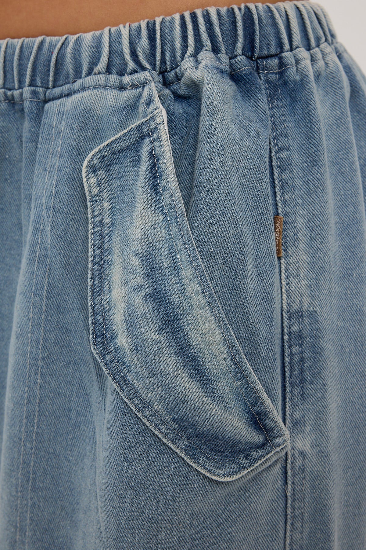 Neovision Shadow Realm Wide Leg Pant Light Blue Denim - Image 7