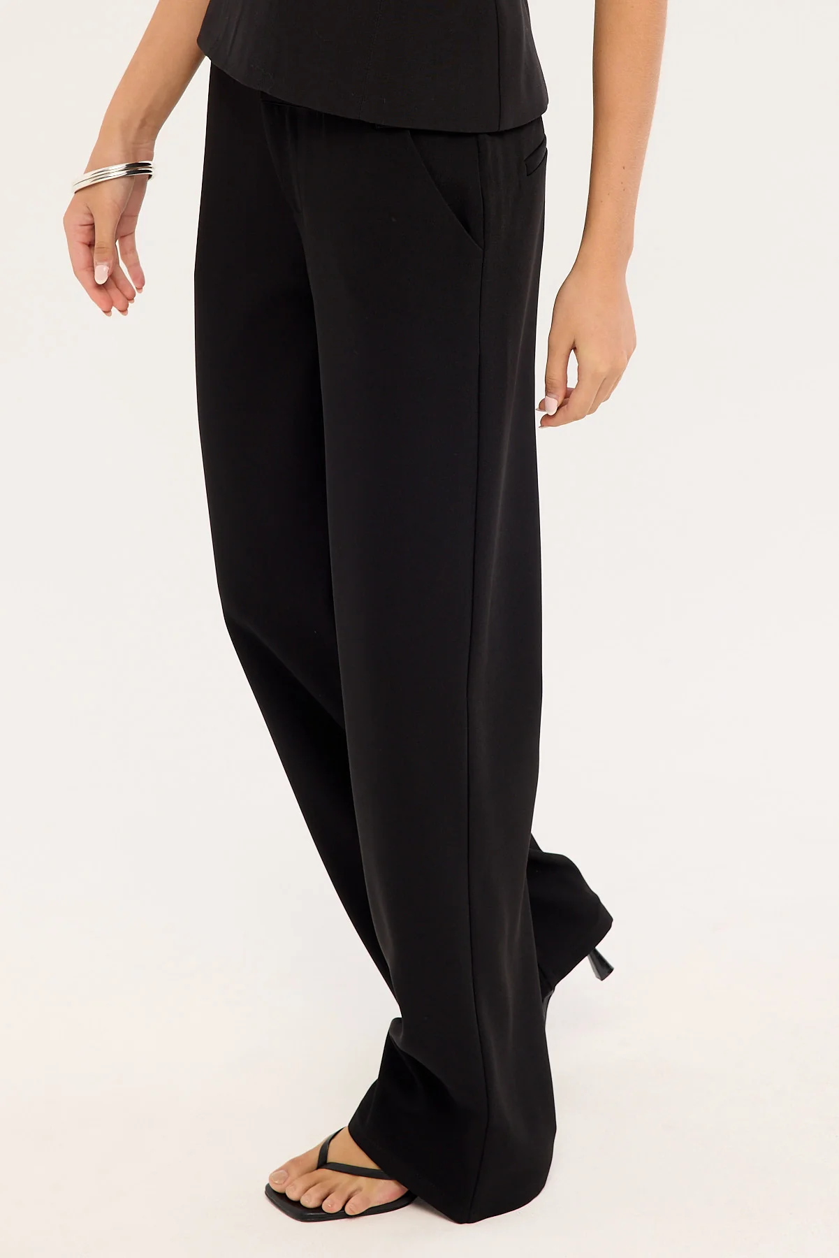 Perfect Stranger Cocona Low Rise Recycled Pant Black - Image 3