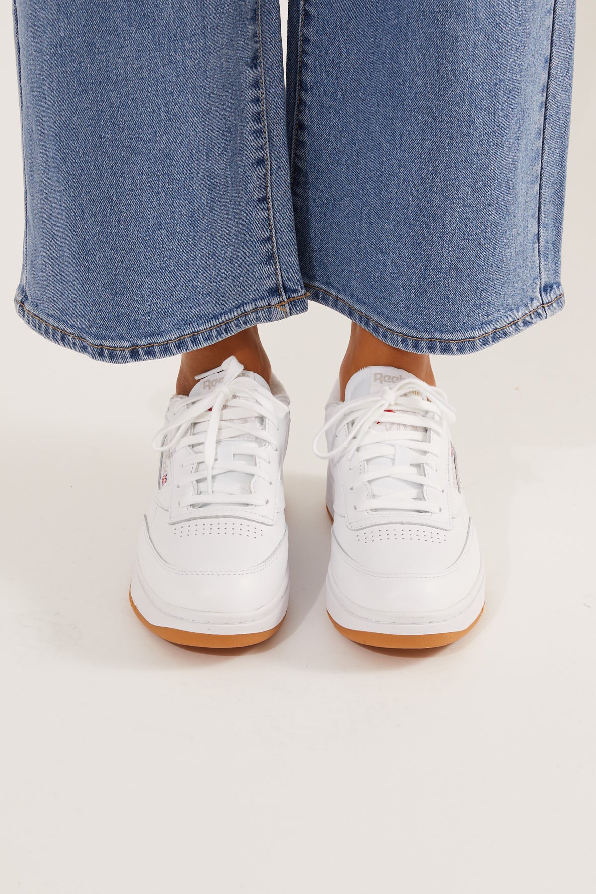 Reebok Club C Double White/Rubber Gum/White - Image 8