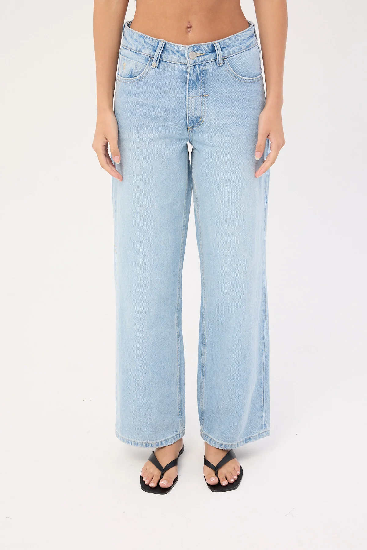 Thrills Billie Low Baggie Jean Ash Blue - Image 8