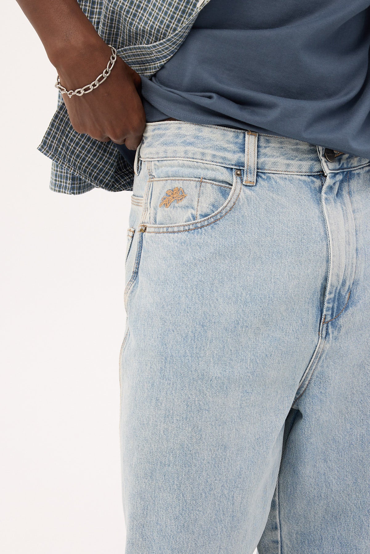 Worship Big Dawgs Jean Worn Blue - Image 7